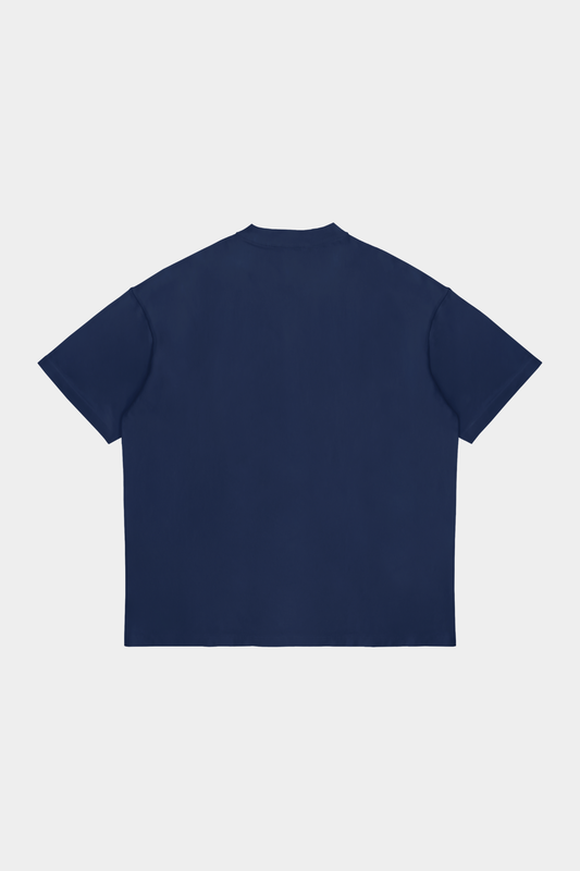 Toble Tee Oversized | Marine-Blauw