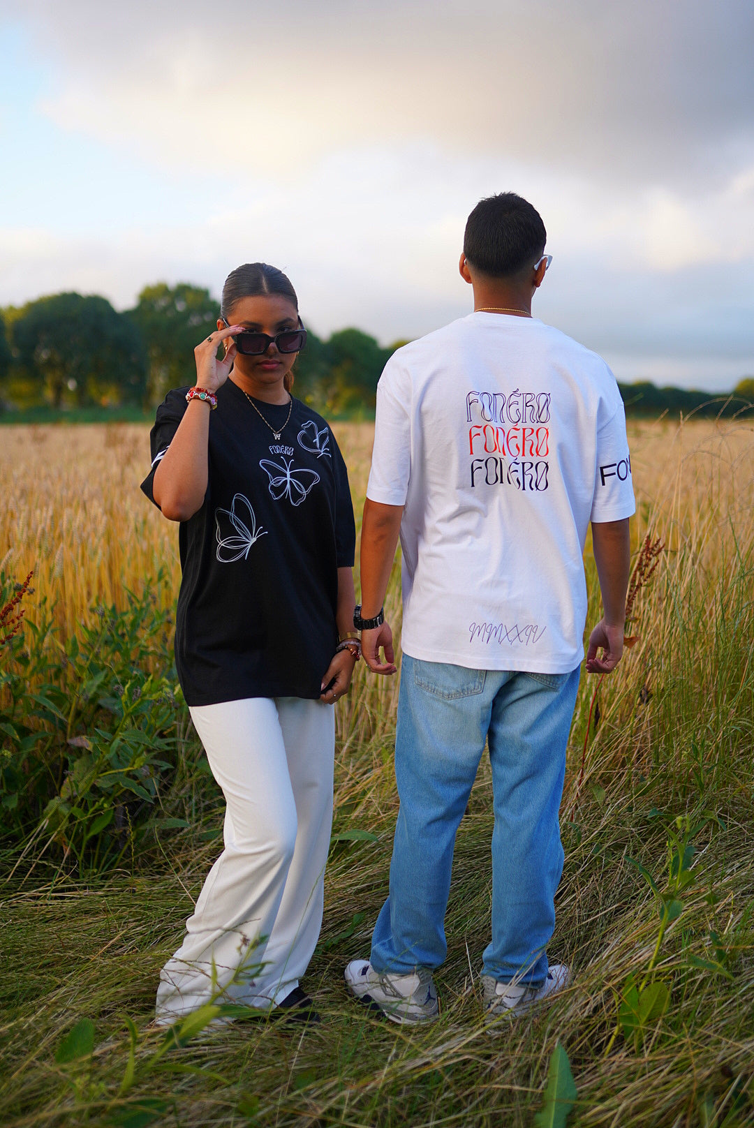 3 Butterfly Tee | Zwart