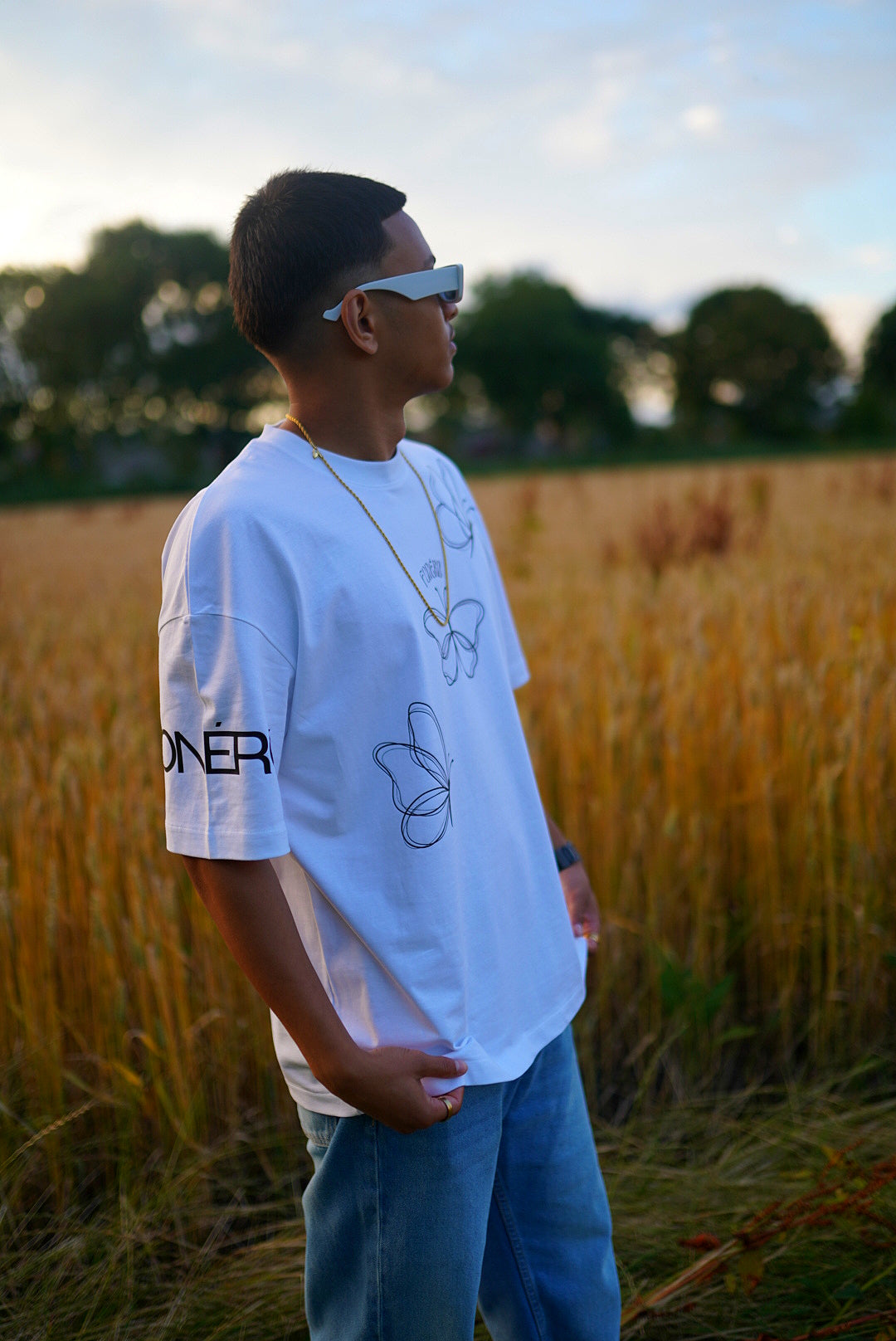 3 Butterfly Tee | Wit
