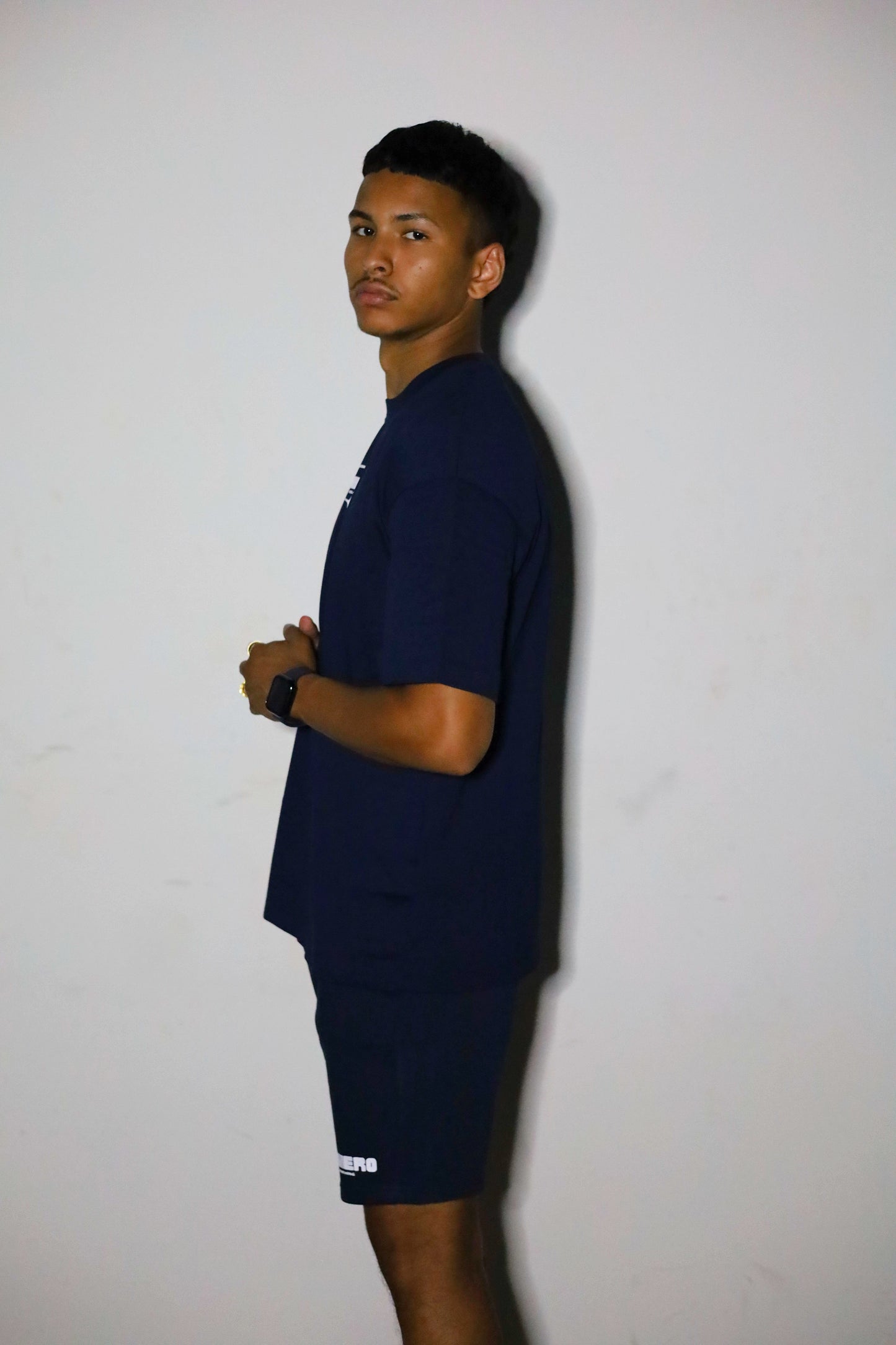 Toble SET - Tee & Shorts | Marine-Blauw