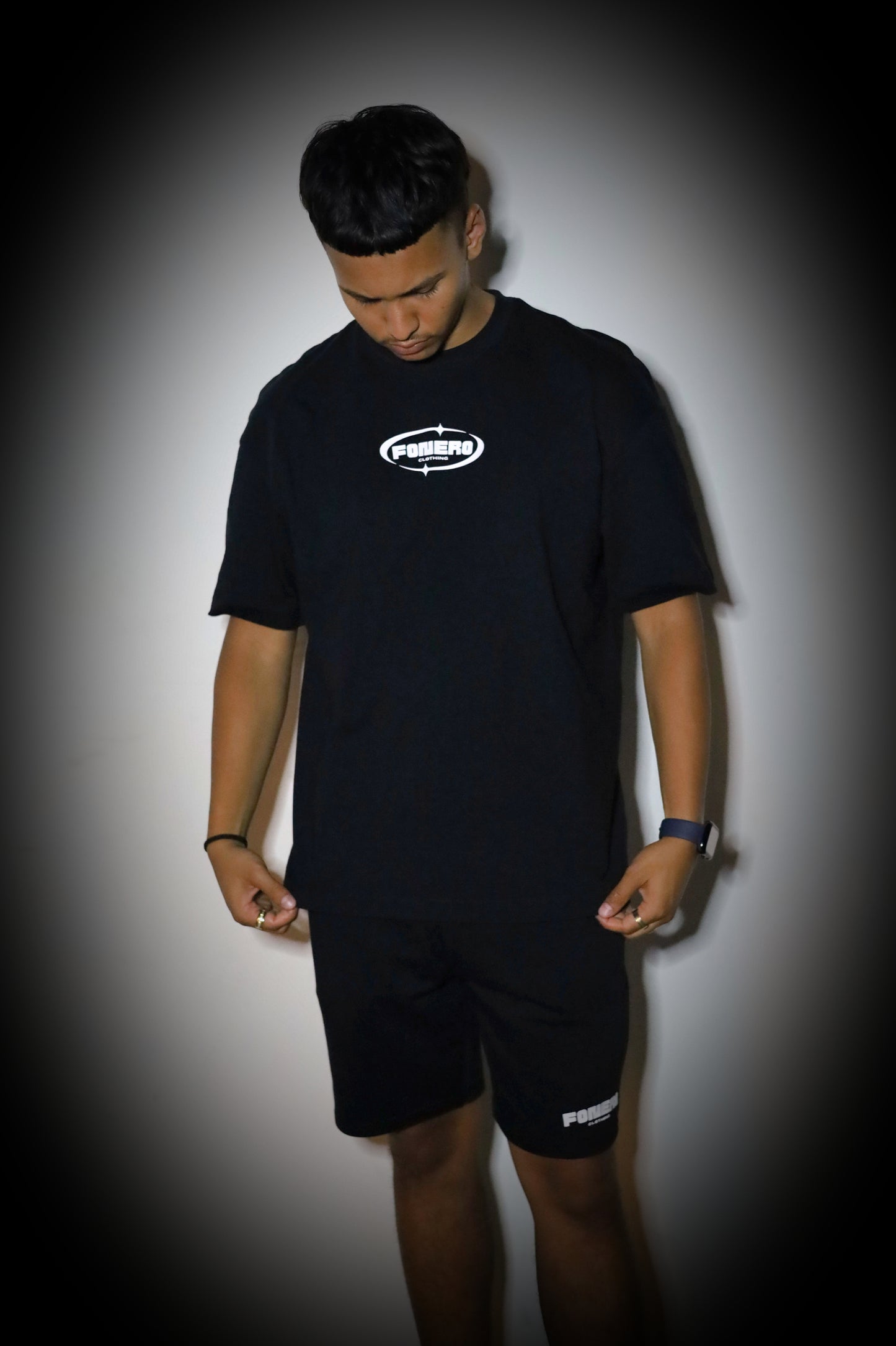 Toble SET - Tee & Shorts | Zwart