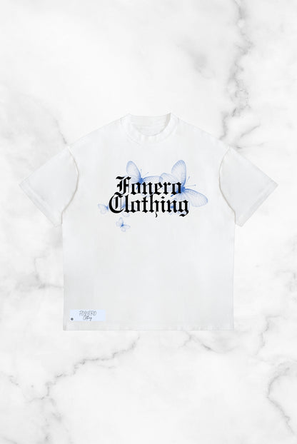 Petaloúda Asfálistro Tee | Wit