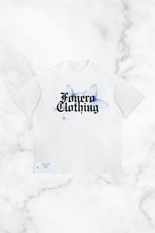 Petaloúda Asfálistro Tee | Wit