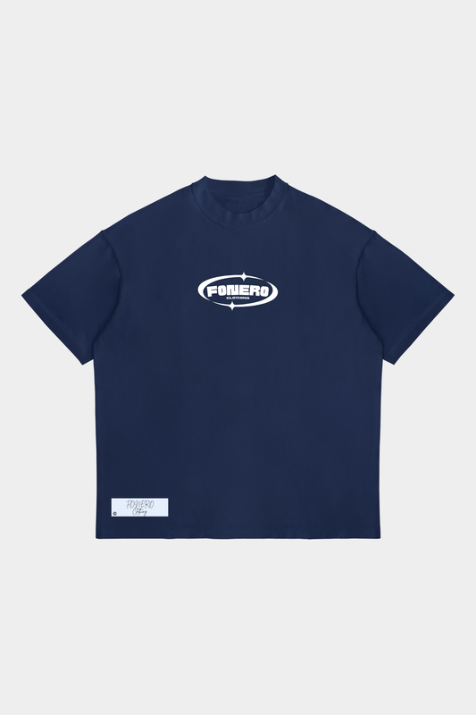 Toble Tee Oversized | Marine-Blauw