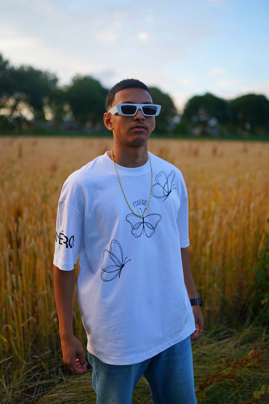 3 Butterfly Tee | Wit