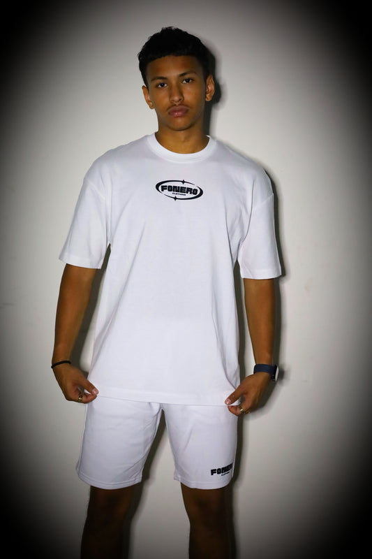 Toble SET - Tee & Shorts | Wit