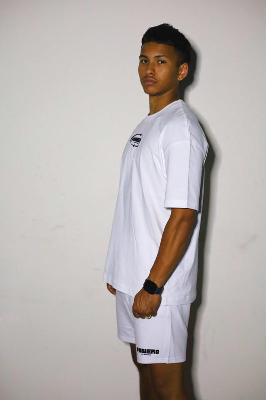 Toble SET - Tee & Shorts | Wit