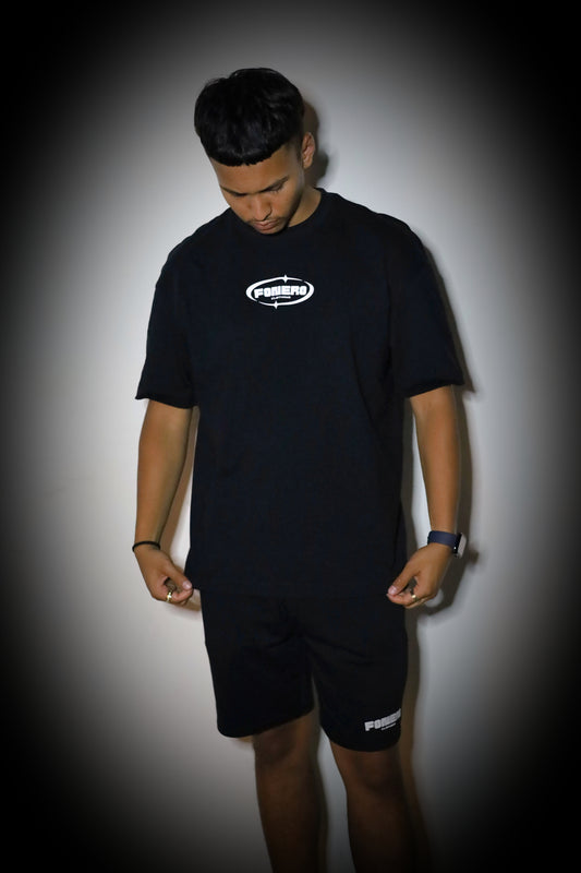 Toble SET - Tee & Shorts | Zwart